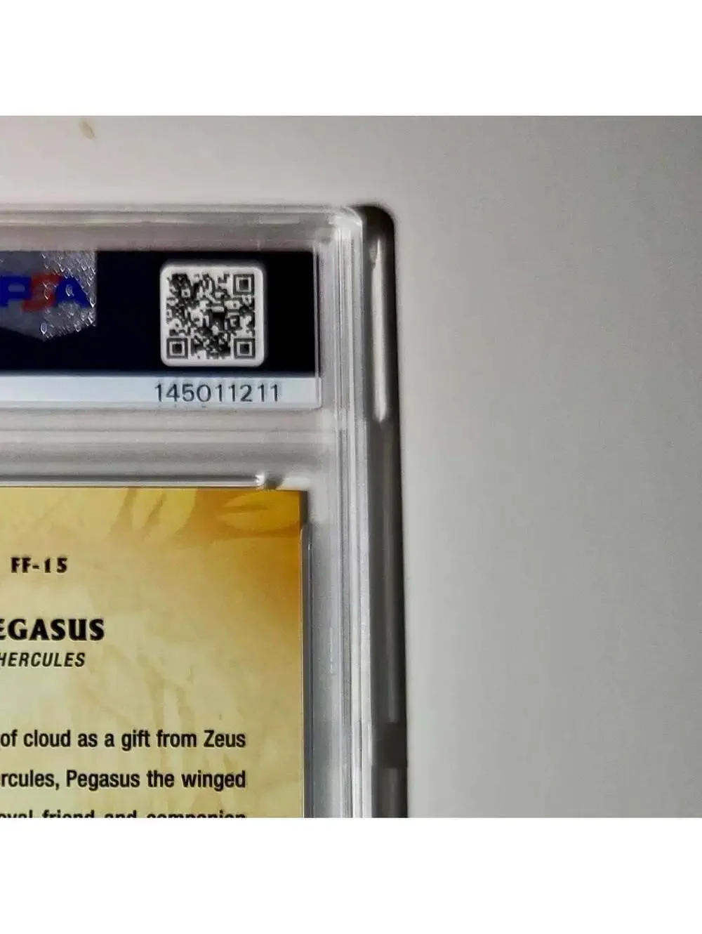 Pegasus 2025 Topps Disney #FF-15 Furry Friends Card Hercules PSA 9 Mint
